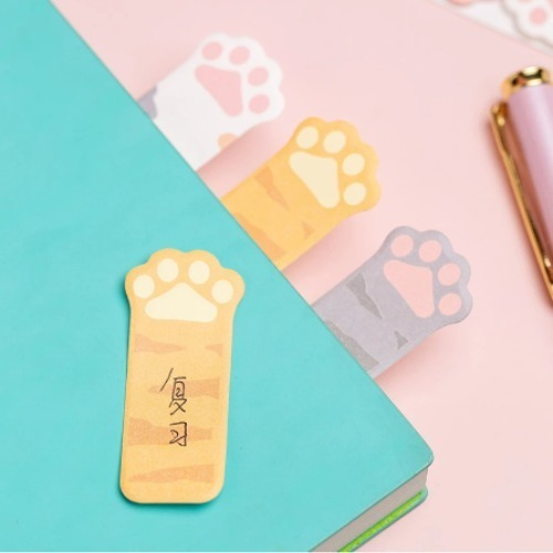 5 Block Notas Tipo Post-it Kawaii Garrita Gatito