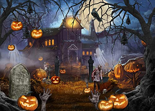 Fondo De Foto De Calabaza De Halloween Horrible De Sjoloon