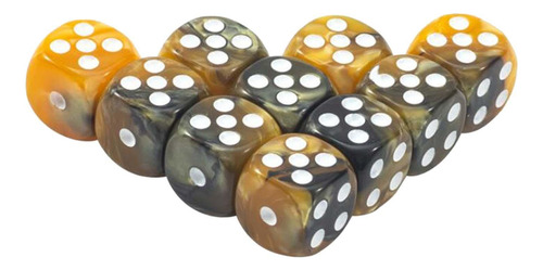 2 Juego De Dados Acrílicos De 10 Uds. Dados De Juego De Rol