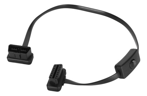 Cable De Extensión Obdii De 16 Pines A Hembra, Flexible Y Pl