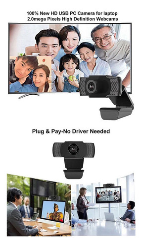 Cámara De Escritorio Web Cam Flexible Con Micrófono 720p