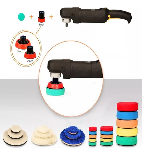 Kit De Esponja De Polimento De Carro Youni De 29 Peças E 3 T