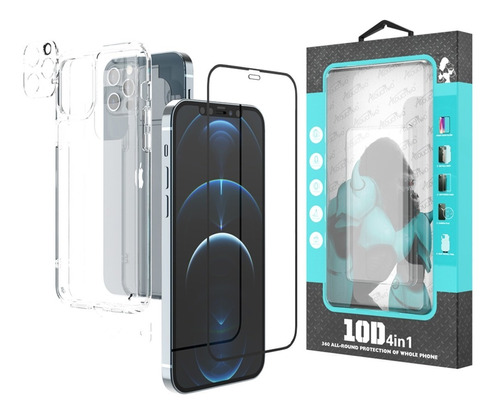 Funda Case Protector 360 Completo 4 En 1 iPhone 14 Pro Max