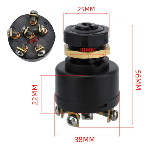 Interruptor De Encendido De 12 V 12 A Para Embarcaciones Con