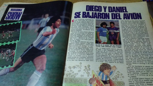 Revista El Grafico Nº 3424 Año 1985 Maradona Y Pasarela