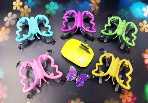 Drone Aspecto Mini Mariposa Tb-803 Luz Led Six 360 Gyro C