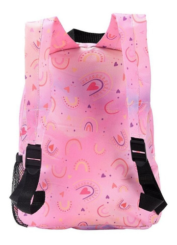 Imagen 4 de 5 de Mochila Escolar Estampa Rainbow 17 Pulgadas Klub Mode