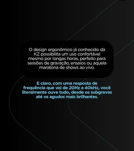 Kz Zs12 Pro X Fone De Ouvido 12 Drivers 2024 (no Mic) Preto