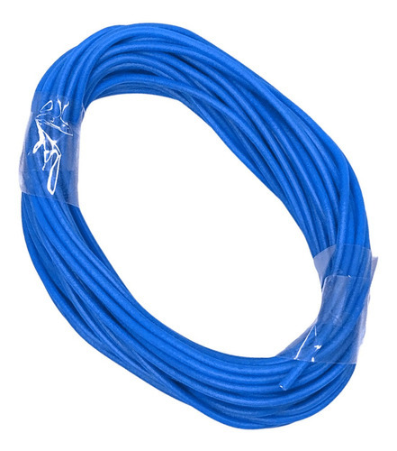 Fio Cabinho Flexível De Cobre Estanhado 0,14mm Com 5 Metros Cor Azul