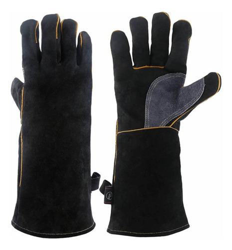 Guantes Carnaza Electricista Seguridad Industrial Jardineria