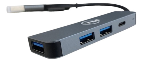 Convertidor Otg - Usb Multipuerto Typec Y Usb 4 Puertos