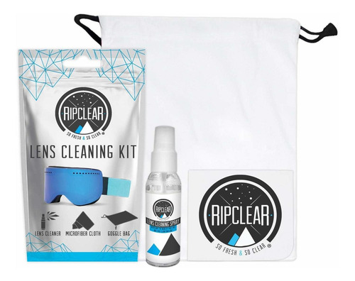 Ripclear Kit De Limpieza De Lentes Y Visera  Viene Con Limpi