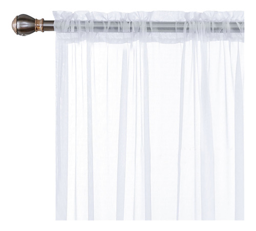Cortinas Transparentes Para Sala De Estar, Barra, Ventana, D