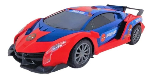 Auto Spiderman Radio Control Con Luz 1:16 Playking