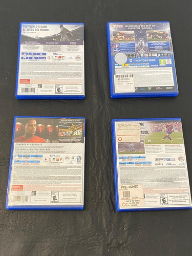 Fifa + Pes: Fifa 15, 17, 18 Y Pes 2016 - Ps4 Físico