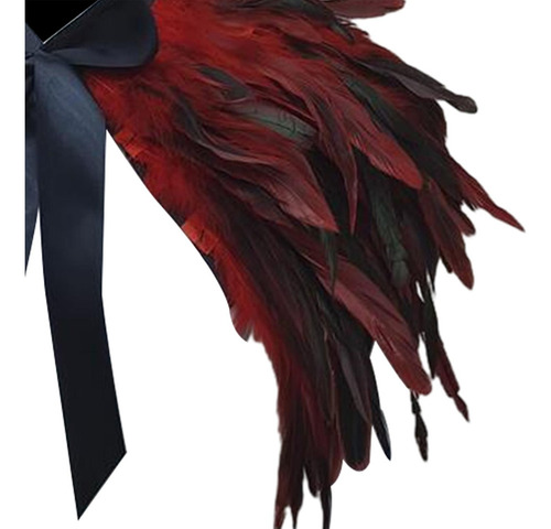 Chal De Plumas Cómodo Cuello De Plumas En Capas For Fiesta