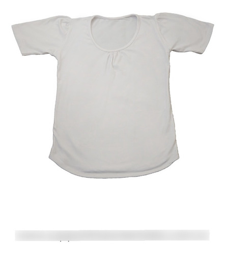 Imagen 1 de 1 de Remera Basica Modal Manga Corta Mujer Escote Redondo