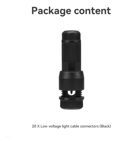 Fastlock - Paquete De 20 Conectores De Cable De Bajo Voltaje