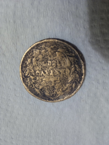 Moneda 1 Centavo Monagero De 1863 