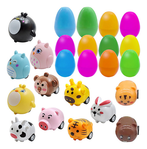 Set De Huevos De Pascua Para Niños, Animales, Huevos De Coch