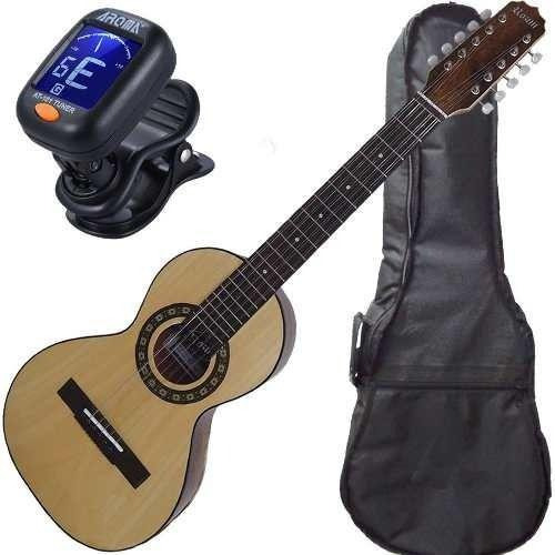 Kit Viola Caipira Acústica Com Capa + Afinador Rv151 Rozini