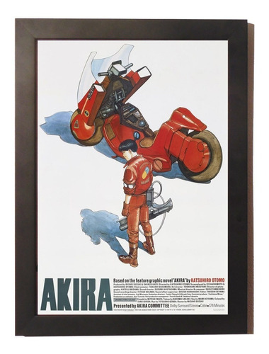 Quadro Poster C.moldura Anime Akira Manga Kaneda