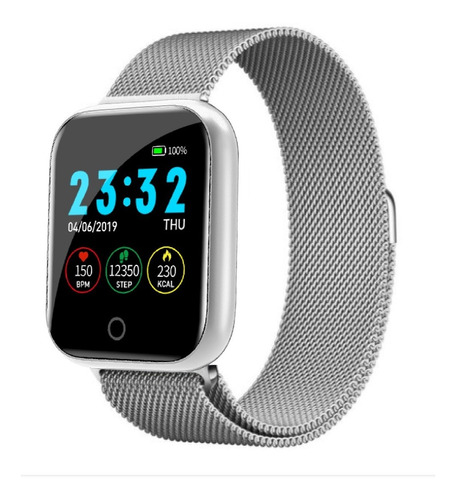 Imagen 1 de 1 de Reloj Inteligente Smartwatch Android iPhone Cómodo Y Liviano