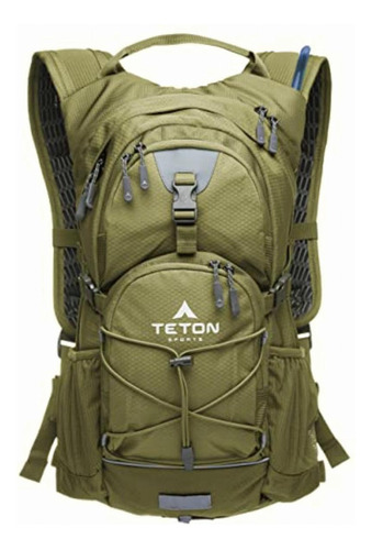 Teton Sports Oasis Paquete De Hidratación De 18 Litros Con Color Verde -oliva