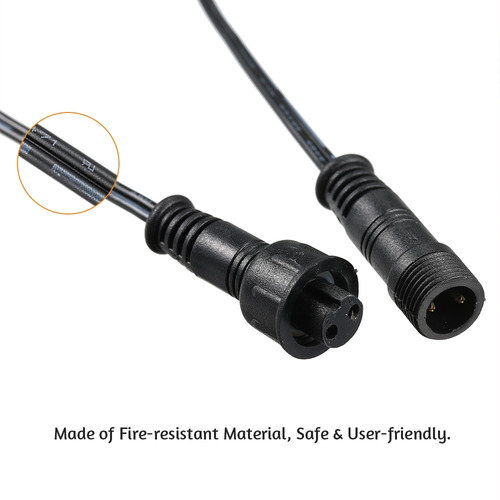 Cable De Extensión Tomshine Extensión 3.3 Pies Ip67 5 Cable