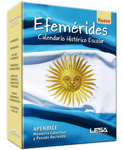 Libro Docente Efemérides Lesa - Calendario Histórico Escolar