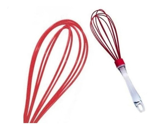 Batedor Clara Ovo Fuê Fouet Silicone Bolo Massas Cozinha