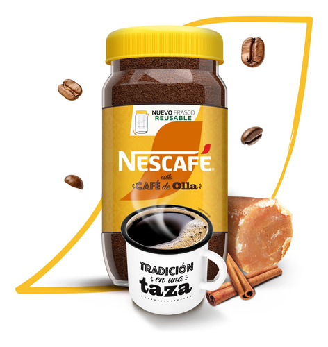 Nescafé Café Soluble Estilo Café De Olla Frasco 170g