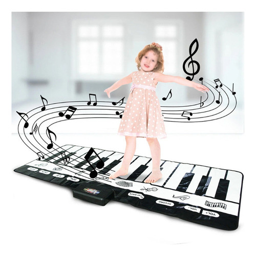 Alfombrilla De Piano Musical Para Niños, Juguete Educativo,