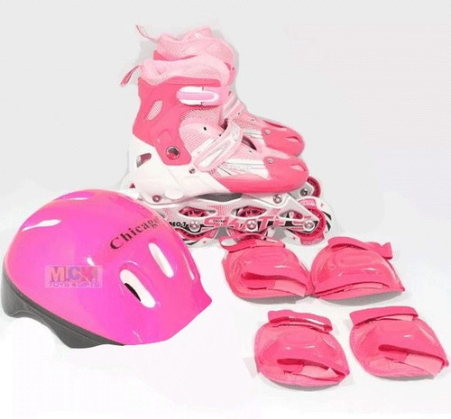 Patines Kit  Aluminio Silicona Talla S31-34 Ajuste Kkl905   