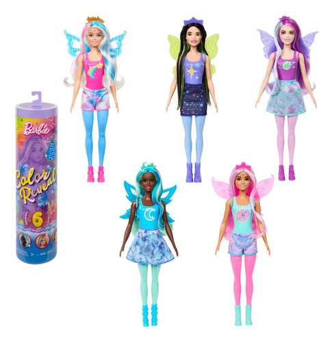 Muñeca Barbie Color Reveal Sorpresa C/ Accesorios - El Rey