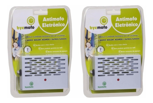 Kit 2 Anti Mofo Aparelho Elétrico 110v Ácaro Fungos Bye Mofo