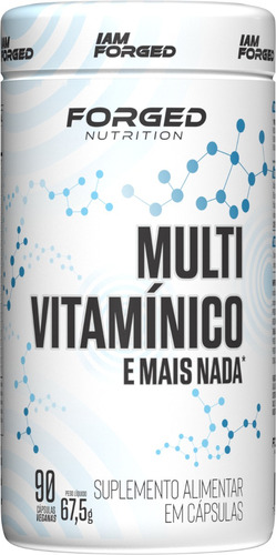 Multivitamínico A - Z 90 cápsulas veganas - Forged Nutrition Sabor sin sabor