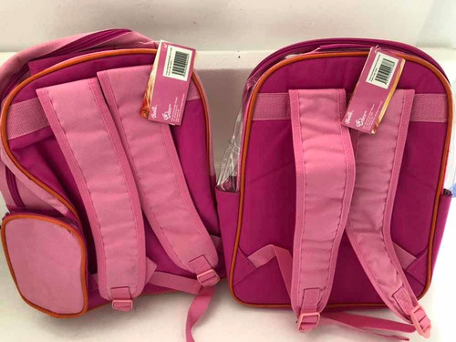 Morral Escolar Grande Barbie Marca Capi Con Cooler