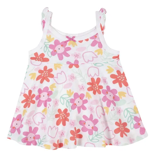 Conjunto De Ropa Gerber Para Bebés Y Niñas, Vestido De Veran