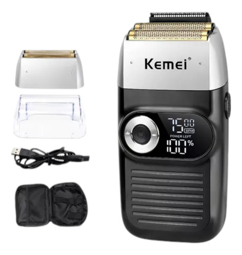 Kit Kemei 1986, 1971 Y 2026 Maquina Corta Pelos Profesional