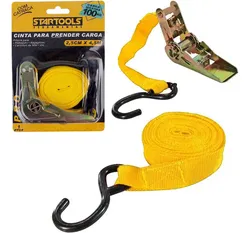Comprar Cinta De Carga Com Catraca De 4,5 M 100k Carga Max Cor Amarelo no Mercado Livre