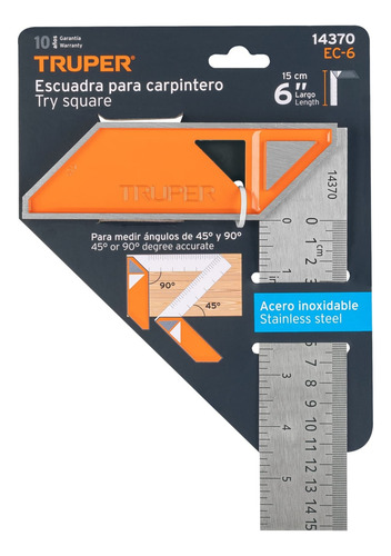 Escuadra Para Carpintero 6 Truper