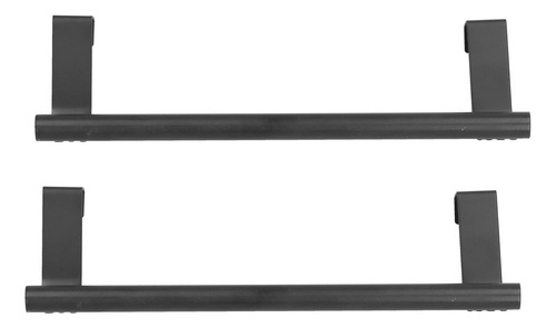Toallero Negro Para Colgar, Sin Perforaciones, Sin Clavos, 2