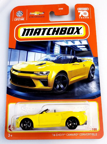 Matchbox Chevrolet Camaro Convertible 2016 Original 
