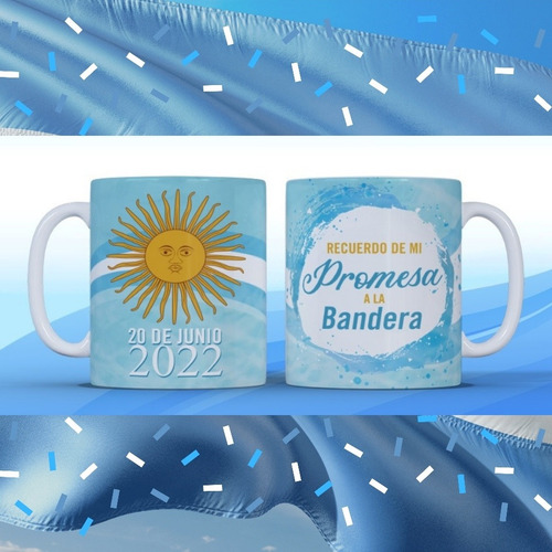 Taza Plástica Promesa Lealtad A La Bandera 1 Pza.