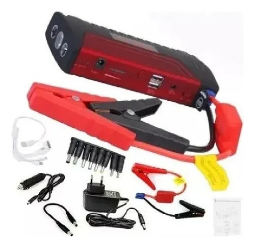 Partidor De Batería Auto 68000 Mah Cargador De Celular 12vlt