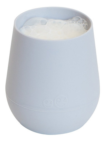 Vaso Entrenador Para Bebé De Silicona Ezpz Tiny Cup 6m+ Color Plata