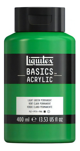 Tinta Acrílica Liquitex Basics Acrylic 400ml Cor Light Green Per