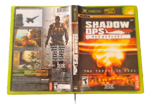 Juegazo Shadow Ops Red Mercury Xbox & 360