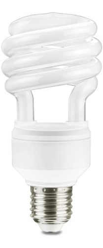 Lâmpada Compacta Mini Espiral 10w 127v E27 Quente 5 Peças Cor Da Luz Branco-quente